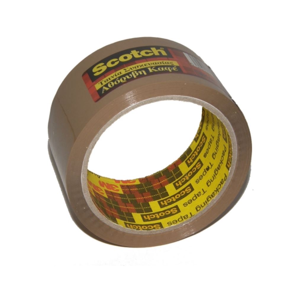 SCOTCH ΤΑΙΝΙΑ ΣΥΣΚΕΥΑΣΙΑΣ AΘΟΡΥΒΗ ΚΑΦΕ 38MM X 50M