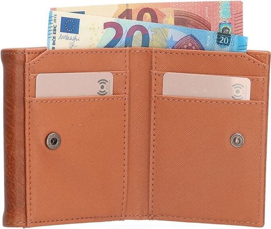 BEAGLES COMPACT WALLET REBELLE COGNAC BEAGLES COMPACT WALLET REBELLE COGNAC