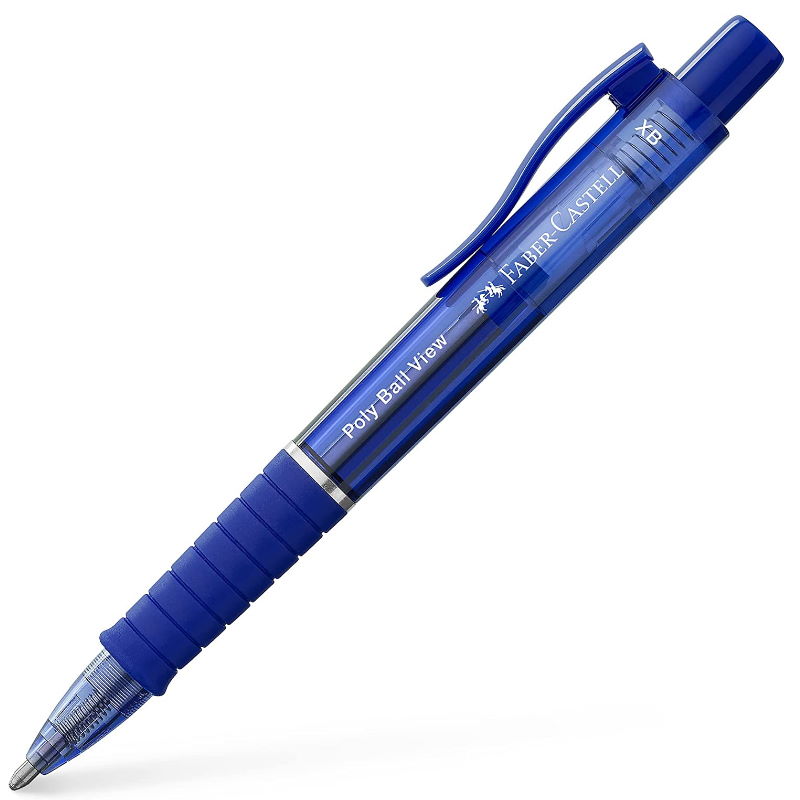 FABER-CASTELL ΣΤΥΛΟ POLYBALL VIEW BLUE