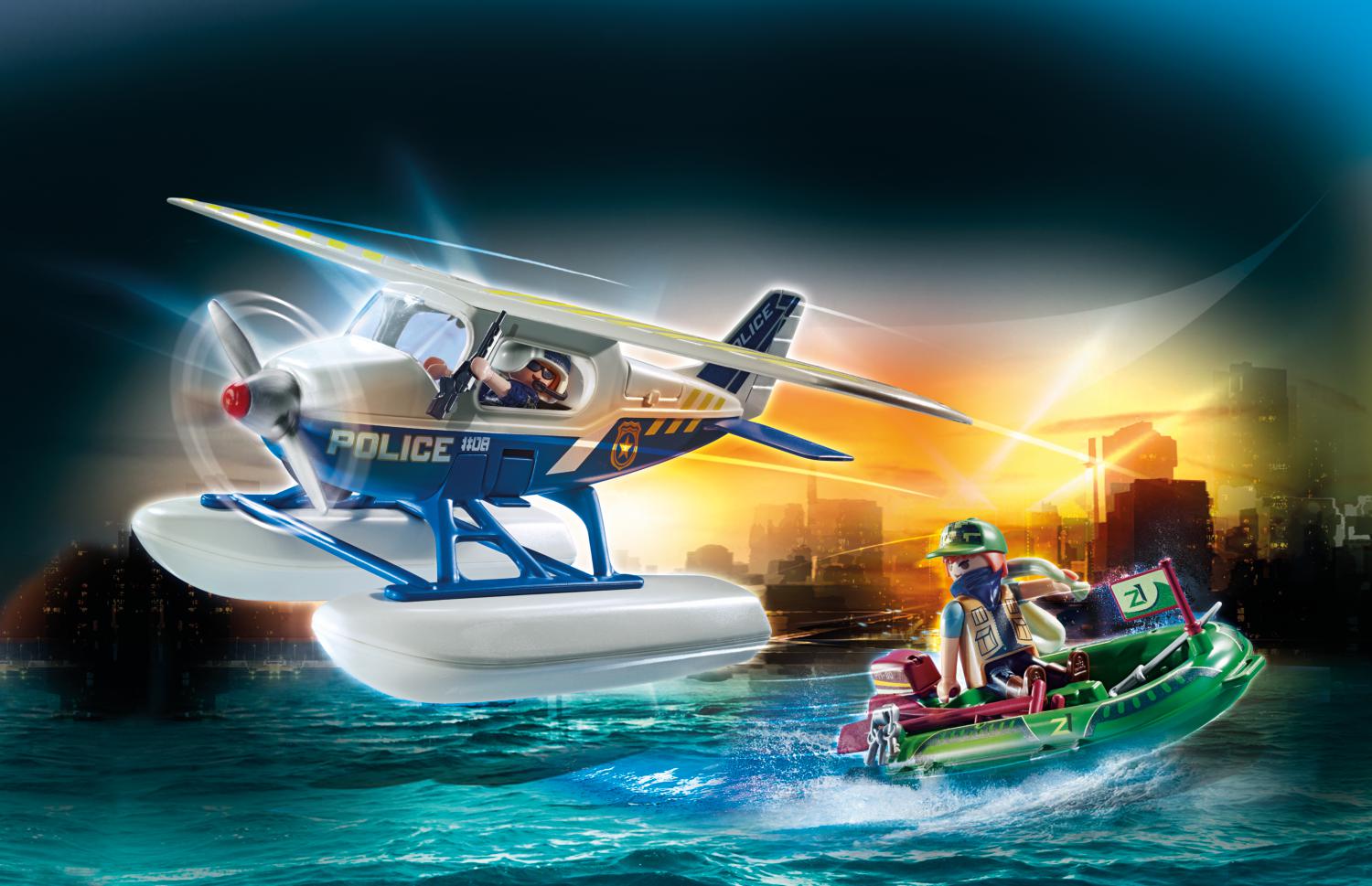 Καταδίωξη λαθρέμπορου από αστυνομικό υδροπλάνο