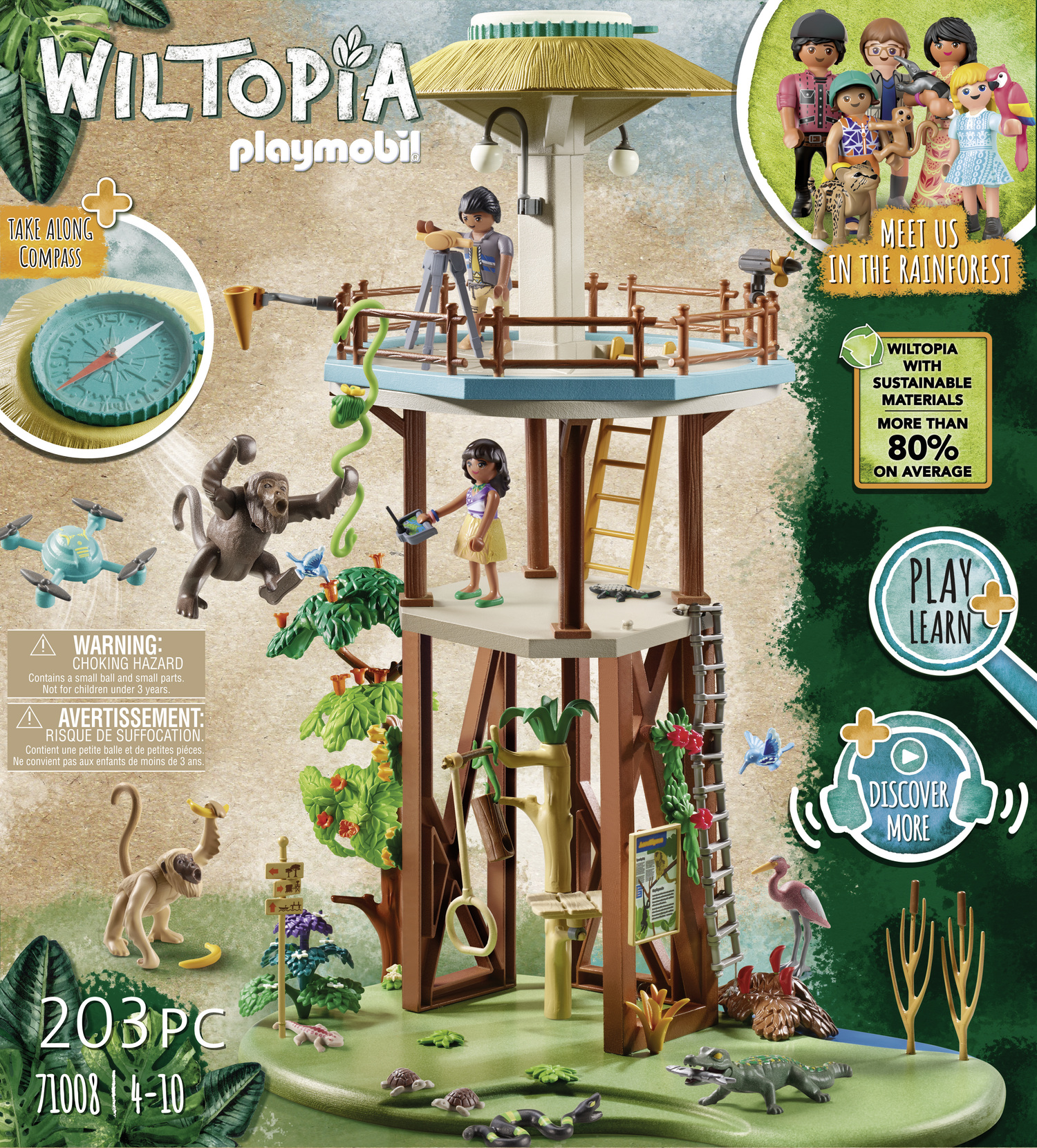 Wiltopia - Παρατηρητήριο με πυξίδα Wiltopia - Παρατηρητήριο με πυξίδα