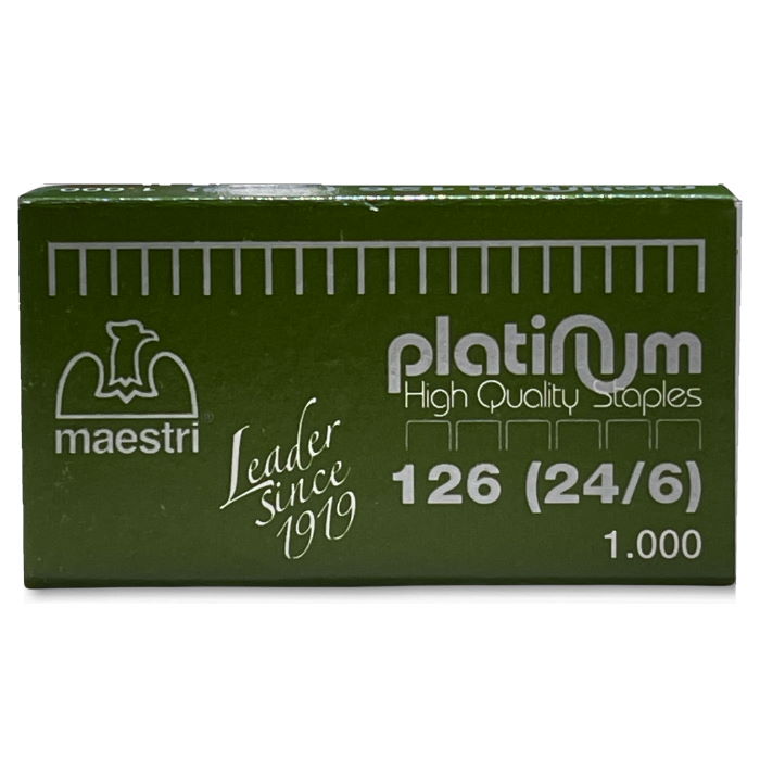 ΣΥΡΜΑΤΑ ΣΥΡΡΑΦΗΣ ROMA 24/6 126 PLATINUM 1000 ΤΜΧ. ΣΥΡΜΑΤΑ ΣΥΡΡΑΦΗΣ ROMA 24/6 126 PLATINUM 1000 ΤΜΧ.