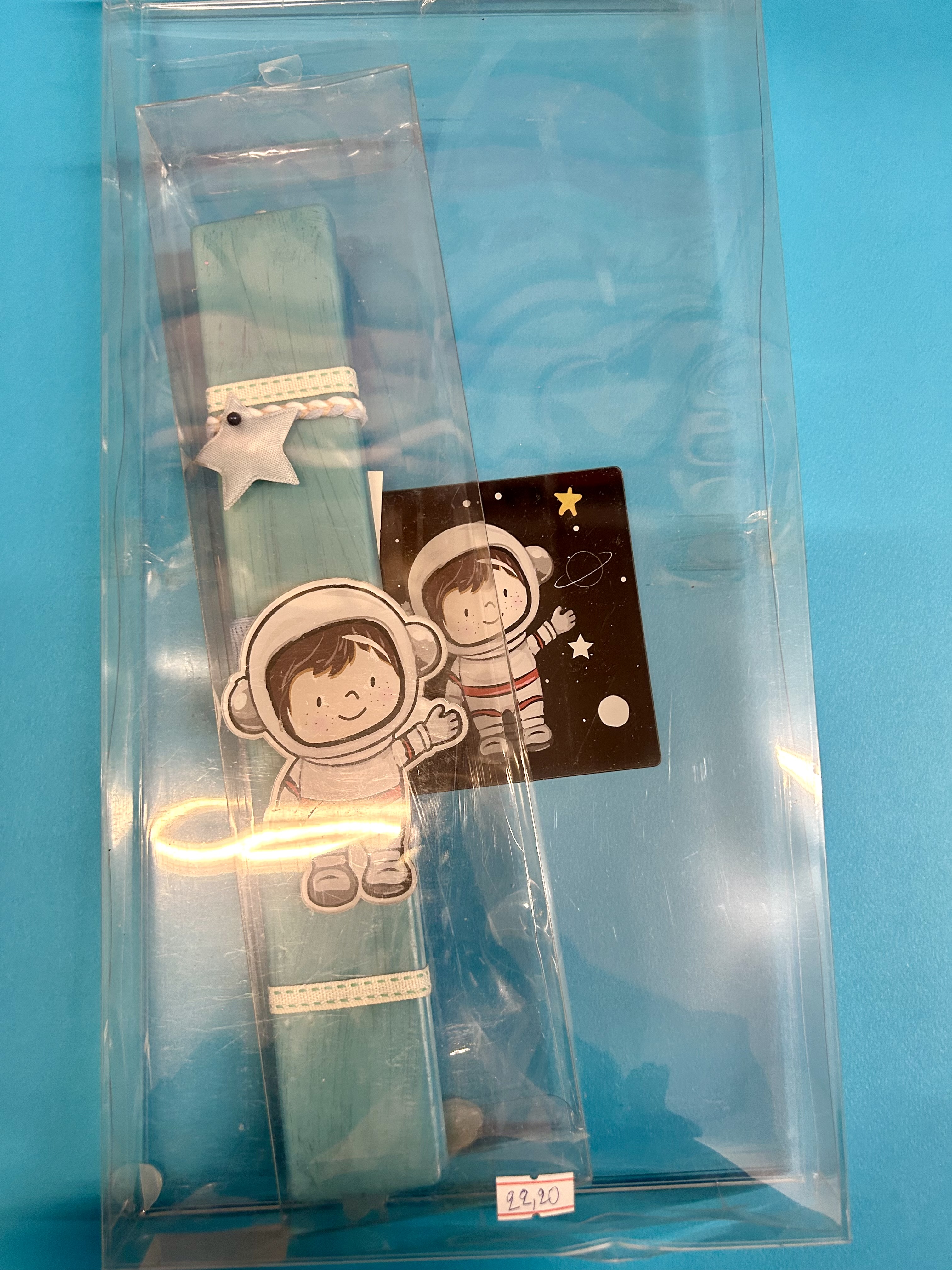 ΛΑΜΠΑΔΑ ΜΕ ΑΣΤΡΟΝΑΥΤΗ PLEXIGLASS ΚΑΙ ΣΟΥΒΕΡ