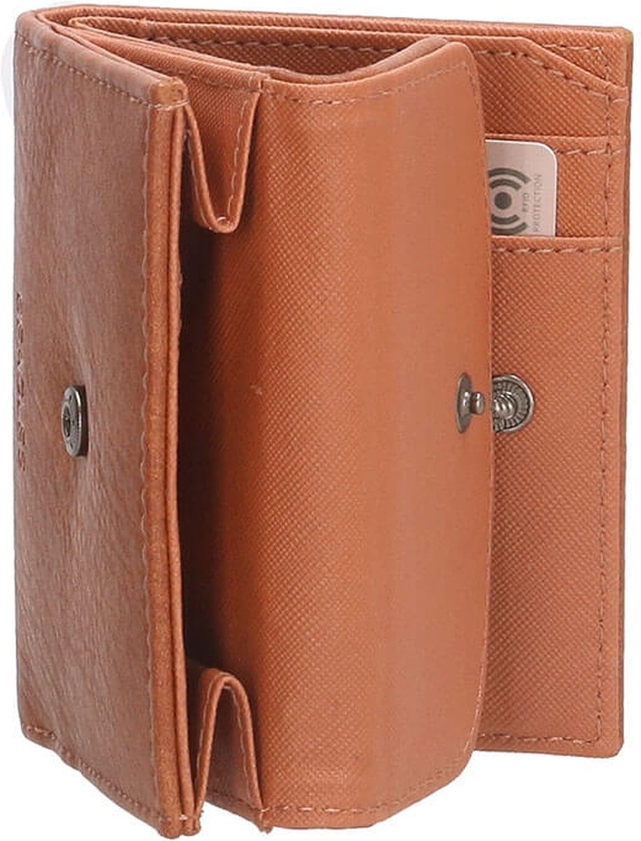 BEAGLES COMPACT WALLET REBELLE COGNAC BEAGLES COMPACT WALLET REBELLE COGNAC