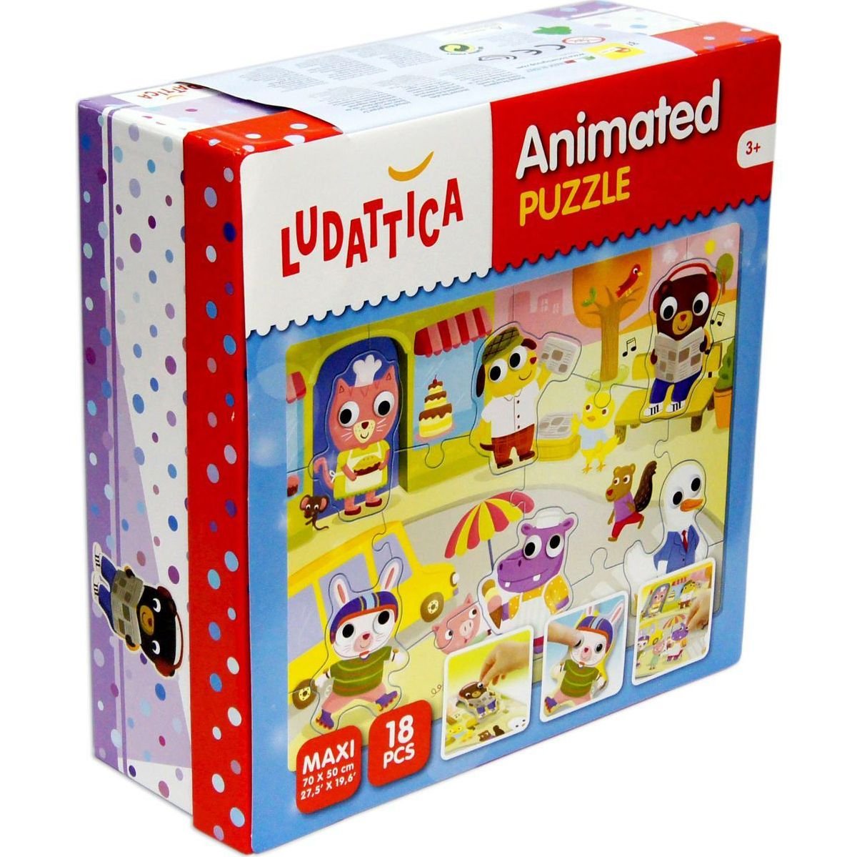 LUDATTICA ΠΑΖΛ ΖΩΑΚΙΑ ΜΕ ΜΑΤΑΚΙΑ