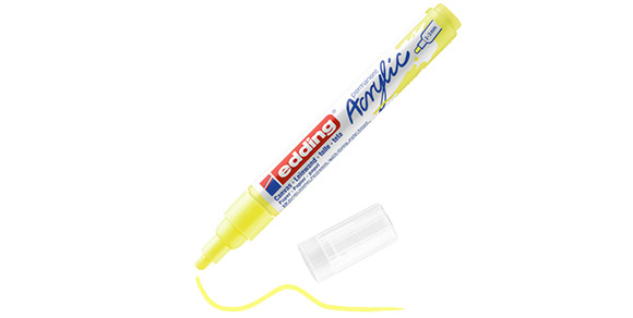 EDDING 5100 ΑΚΡΥΛΙΚΟΣ ΜΑΡΚΑΔΟΡΟΣ 2-3MM FLUORESCENT YELLOW EDDING 5100 ΑΚΡΥΛΙΚΟΣ ΜΑΡΚΑΔΟΡΟΣ 2-3MM FLUORESCENT YELLOW