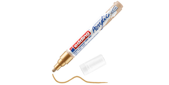 EDDING 5100 ΑΚΡΥΛΙΚΟΣ ΜΑΡΚΑΔΟΡΟΣ 2-3ΜΜ GOLD