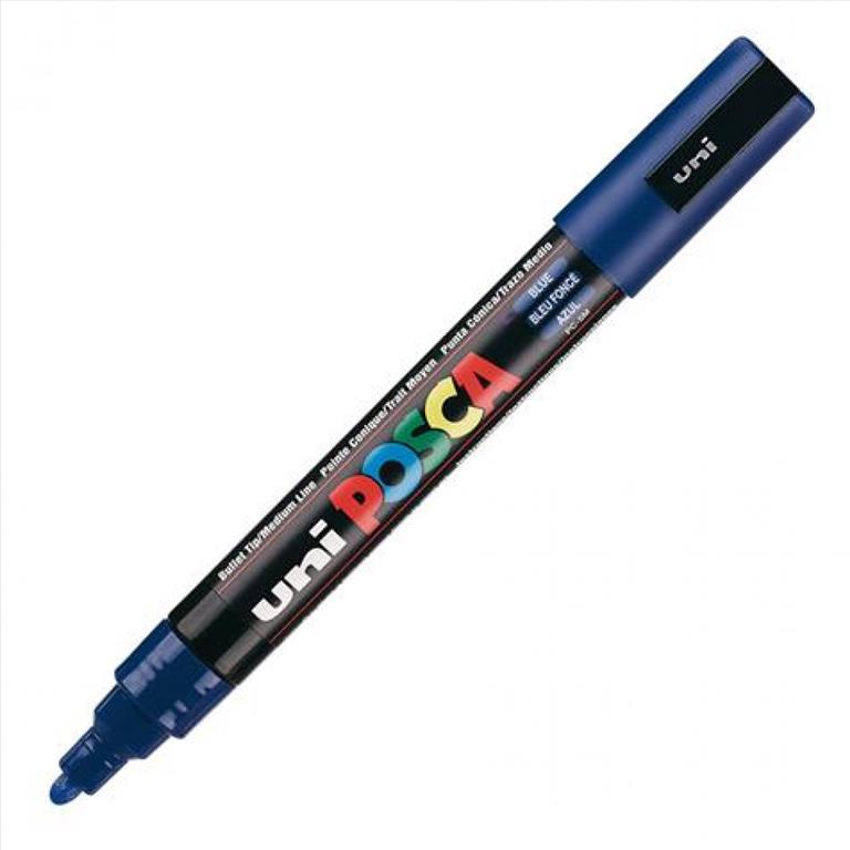 ΜΑΡΚΑΔΟΡΟΣ UNI POSCA PC-5M/5D MEDIUM BLUE