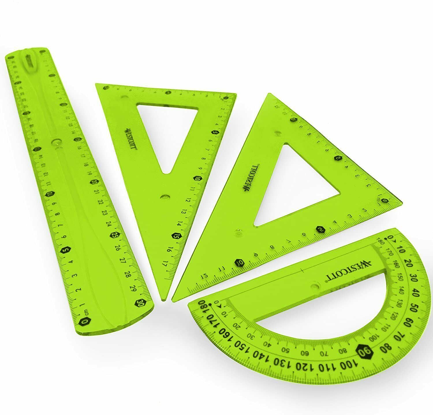 ΣΕΤ ΓΕΩΜΕΤΡΙΚΑ ΟΡΓΑΝΑ 4 ΤΜΧ FLEX WESTCOTT 30cm.