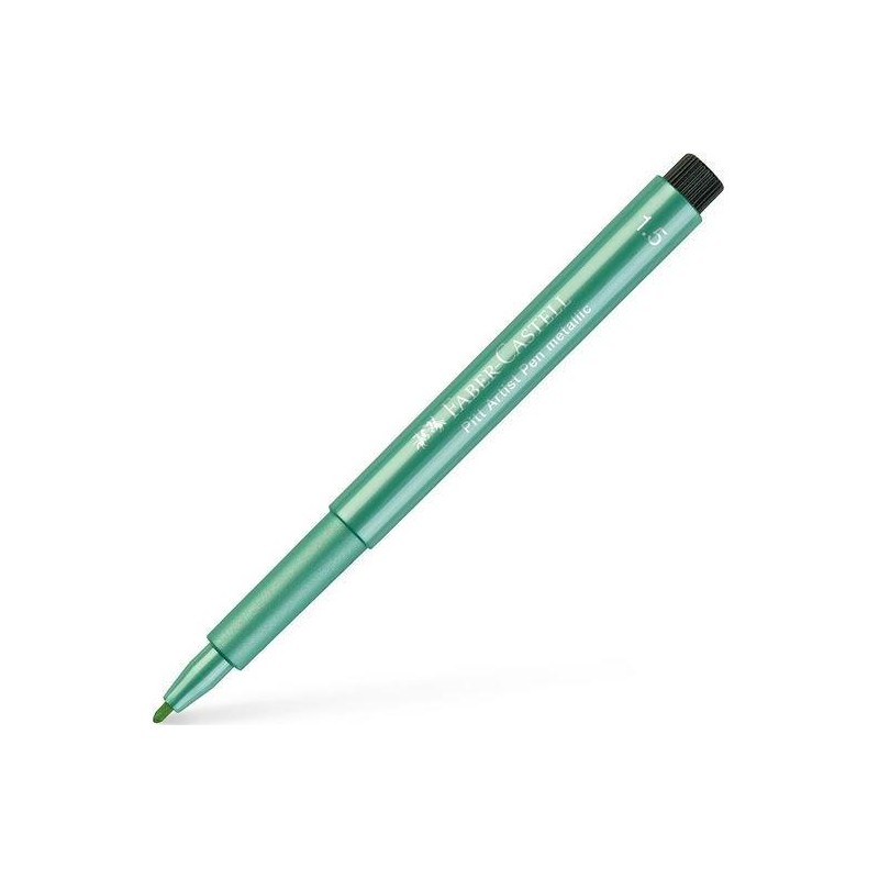 FABER CASTELL - ΜΑΡΚΑΔΟΡΑΚΙ PITT ARTIST GREEN METALLIC 1.5mm