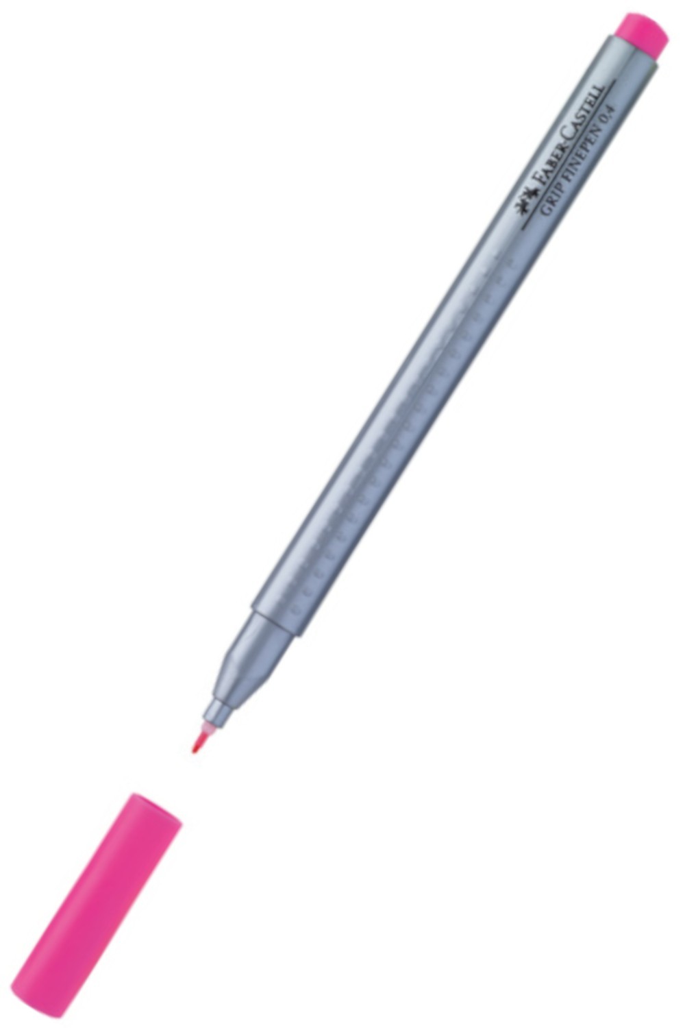 ΜΑΡΚΑΔΟΡΟΣ FABER-CASTELL GRIP FINEPEN 0.4mm ΡΟΖ ΜΑΡΚΑΔΟΡΟΣ FABER-CASTELL GRIP FINEPEN 0.4mm ΡΟΖ
