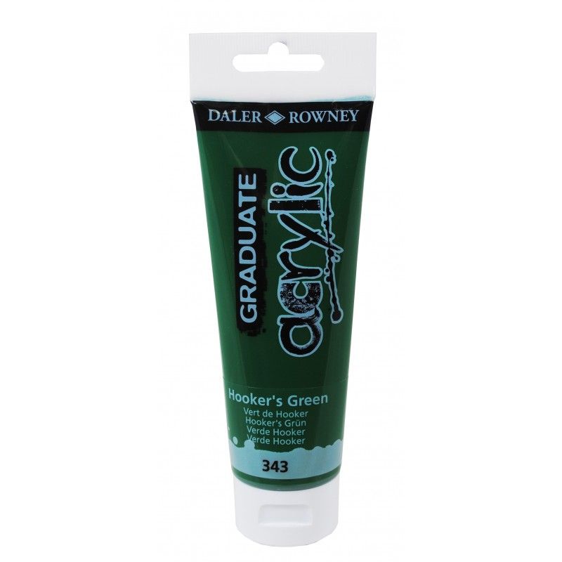 ΧΡΩΜΑ GRADUATE ACRYLIC 120ml HOOKER'S GREEN ΠΡΑΣΙΝΟ