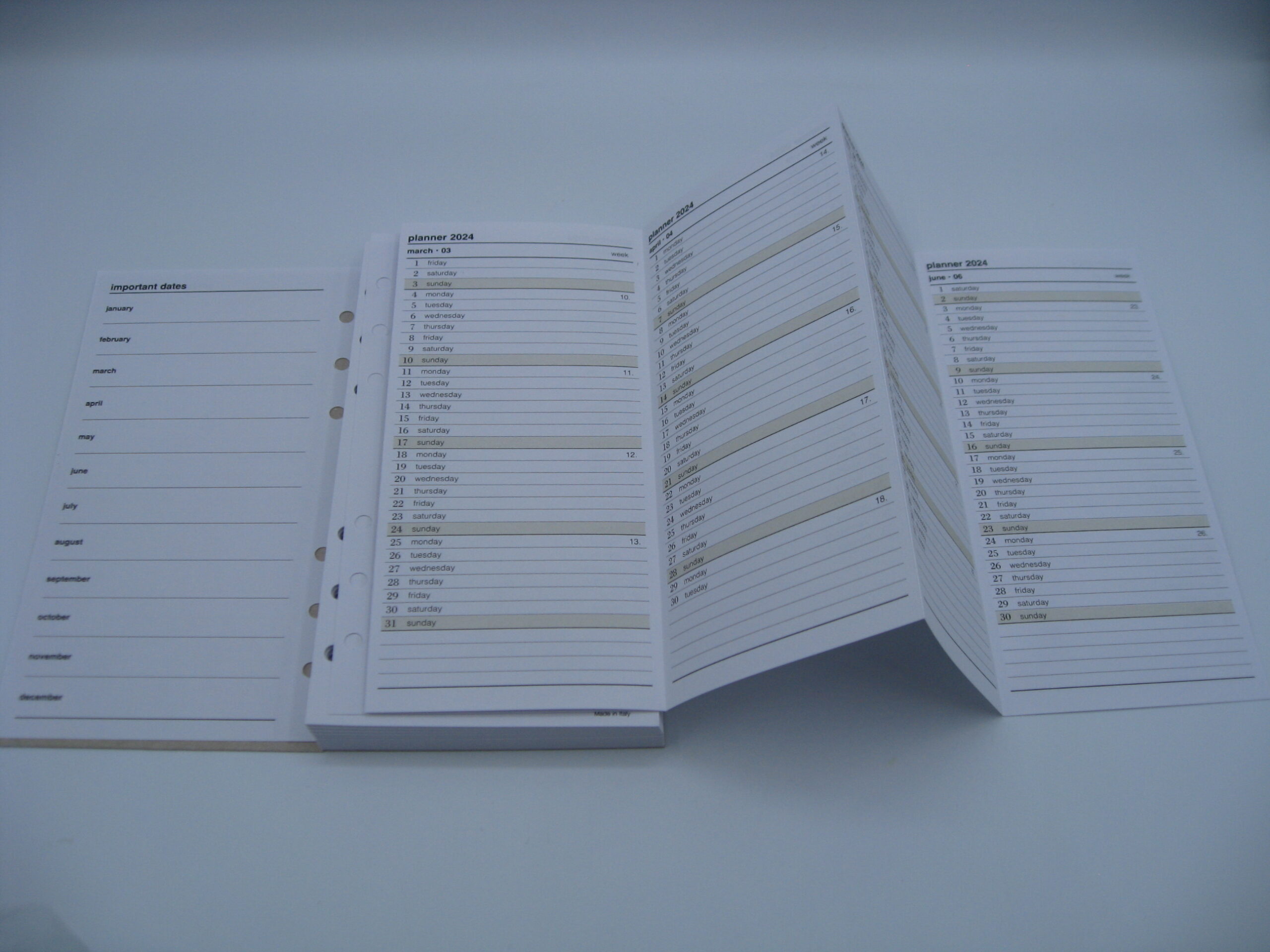 ΑΝΤΑΛΛΑΚΤΙΚΟ ORGANIZER WEEKLY 2026 L 14,5X21