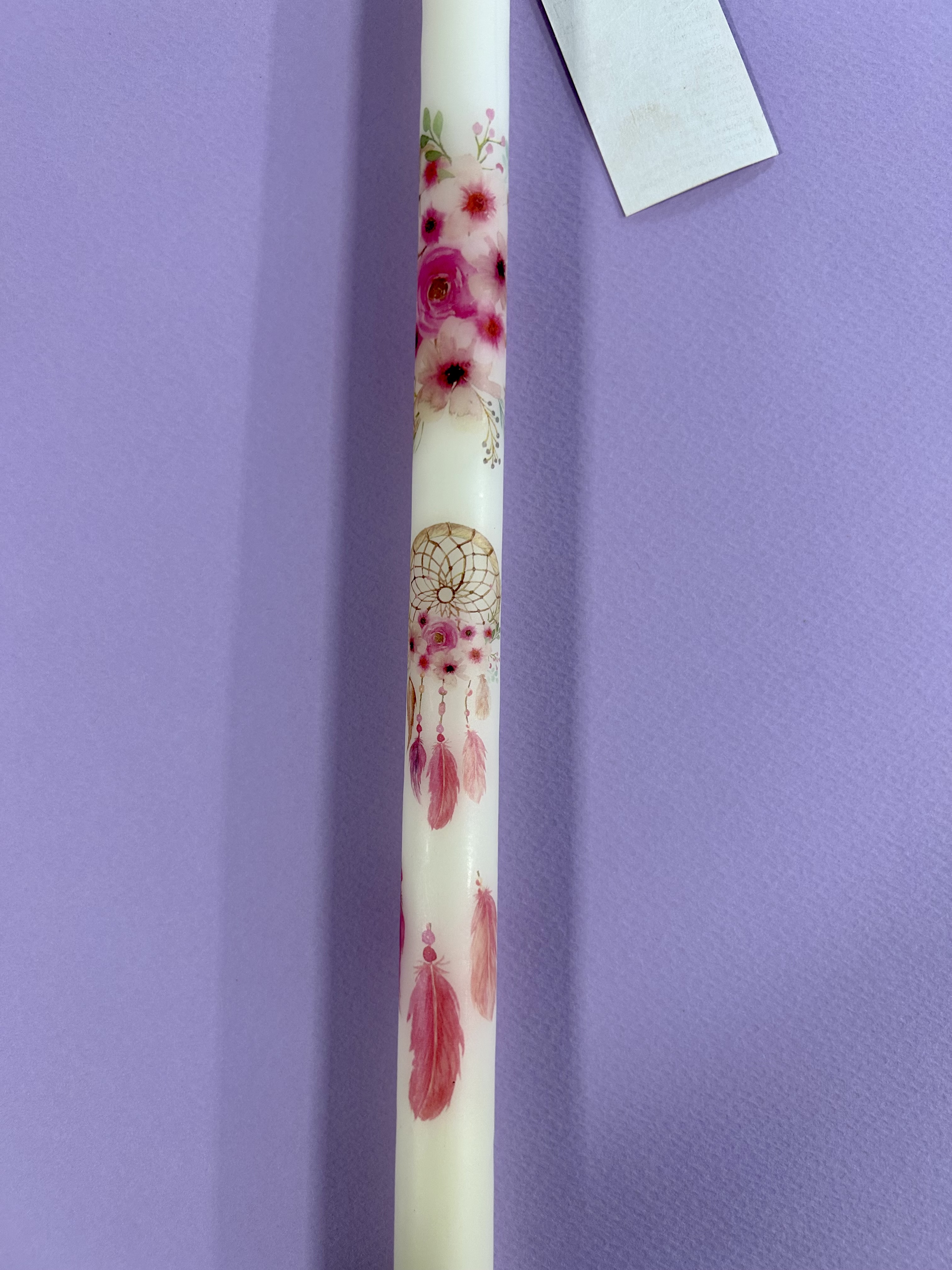 Λαμπάδα Πασχαλινή με Τύπωμα Ονειροπαγίδα