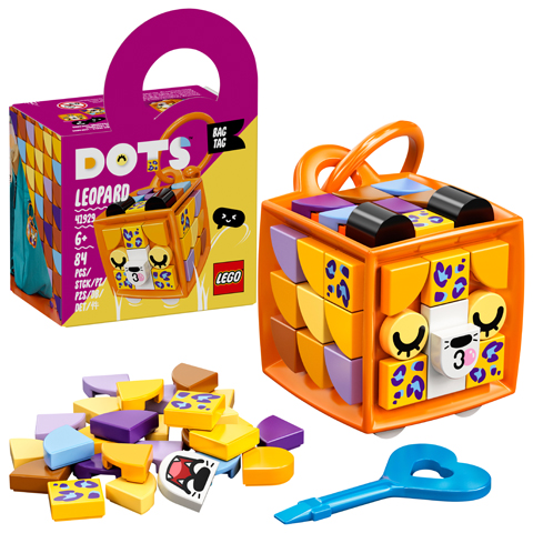 LEGO DOTS BAG TAG LEOPARD LEGO DOTS BAG TAG LEOPARD