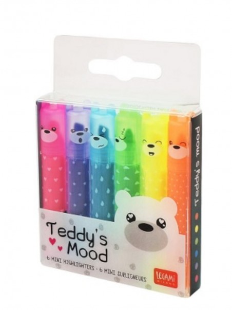 ΥΠΟΓΡΑΜΜΙΣΤΕΣ LEGAMI ΣΕΤ 6 TEDDYS MOOD 5MM