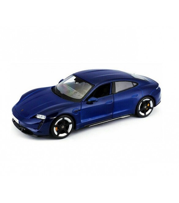 BBURAGO PORSCHE TAYCAN TURBO S BLUE 1/24