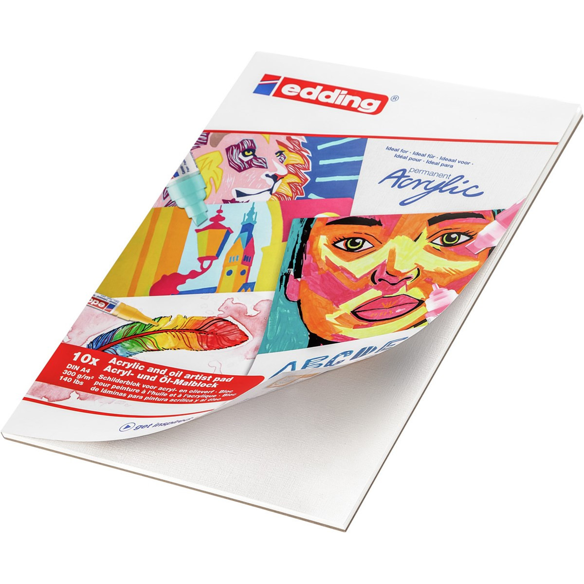 ACRYLIC & OIL ΜΠΛΟΚ Α4 10 ΦΥΛΛΑ ΛΕΥΚΟ ACRYLIC & OIL ΜΠΛΟΚ Α4 10 ΦΥΛΛΑ ΛΕΥΚΟ