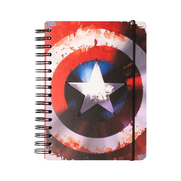 ΣΗΜΕΙΩΜΑΤΑΡΙΟ ΣΠΙΡΑΛ 14Χ21 CAPTAIN AMERICA