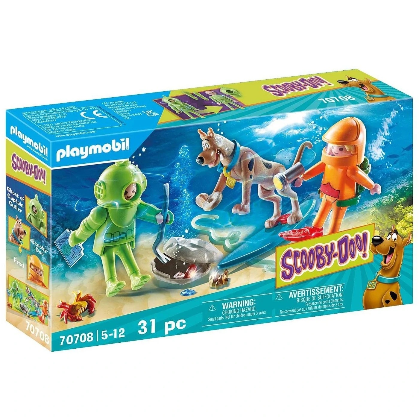 PLAYMOBIL SCOOBY DOO ΠΕΡΙΠΕΤΕΙΑ ΜΕ ΤΟΝ GHOST DIVER