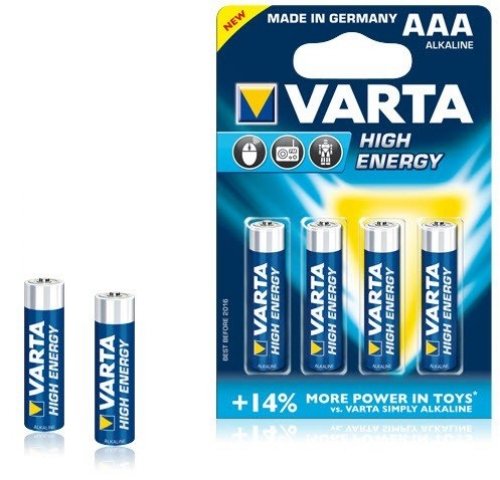 VARTA ΑΛΚΑΛΙΚΕΣ ΜΠΑΤΑΡΙΕΣ AAA (4 pcs) VARTA ΑΛΚΑΛΙΚΕΣ ΜΠΑΤΑΡΙΕΣ AAA (4 pcs)