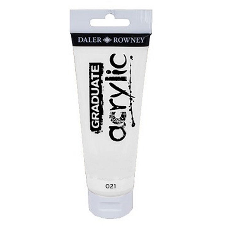 DALER GRADUATE ACRYLIC 120ml PEARL WHITE DALER GRADUATE ACRYLIC 120ml PEARL WHITE