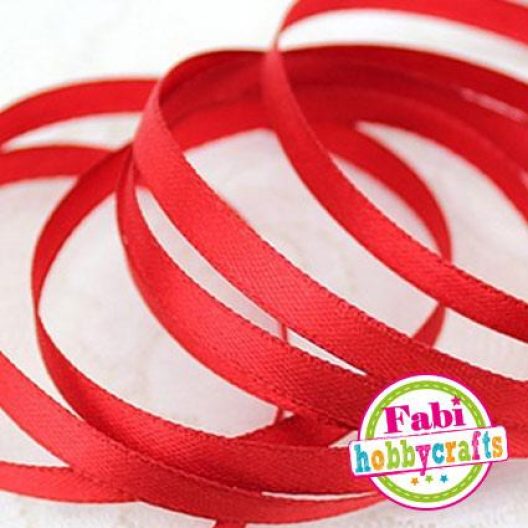 Κορδέλα Fabi Σατέν 6mm x 50y Κόκκινο Κορδέλα Fabi Σατέν 6mm x 50y Κόκκινο