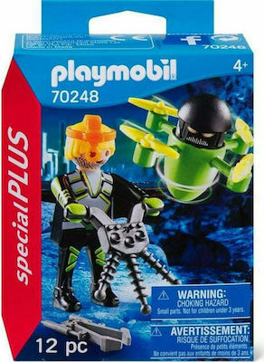PLAYMOBIL ΠΡΑΚΤΟΡΑΣ ΜΕ DRONE