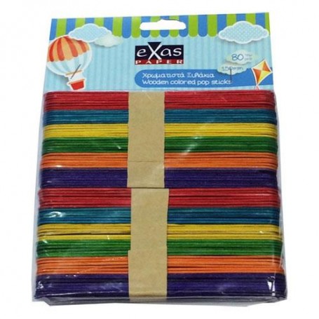 ΞΥΛΑΚΙΑ ΑΡΙΘΜΗΣΗΣ ΧΡΩΜΑΤΙΣΤΑ EX- HOBBY 150mm 80 ΤΕΜΑΧΙΑ