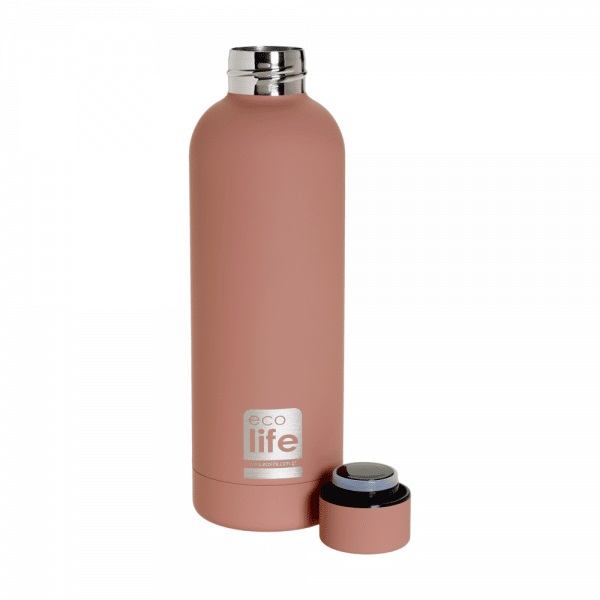 ECOLIFE ΜΕΤΑΛΛΙΚΟ ΜΠΟΥΚΑΛΙ ΘΕΡΜΟΣ 500 ML ROSE