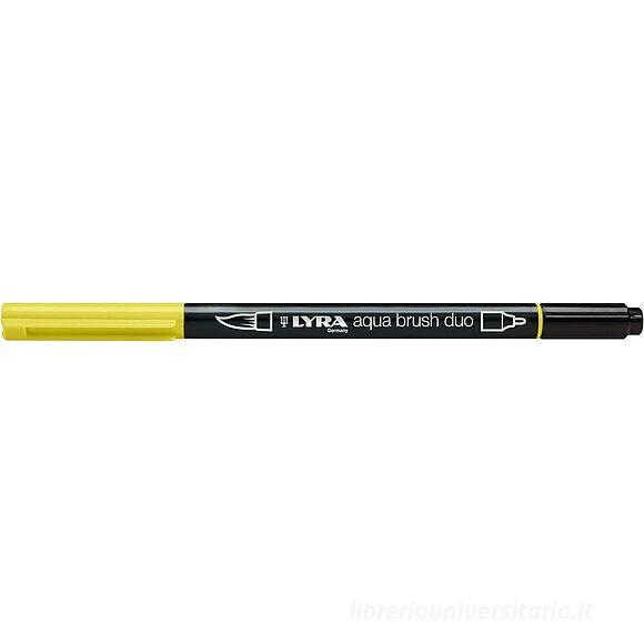 Μαρκαδόροι Lyra Aqua Brush Duo Chrome yellow light L6520006