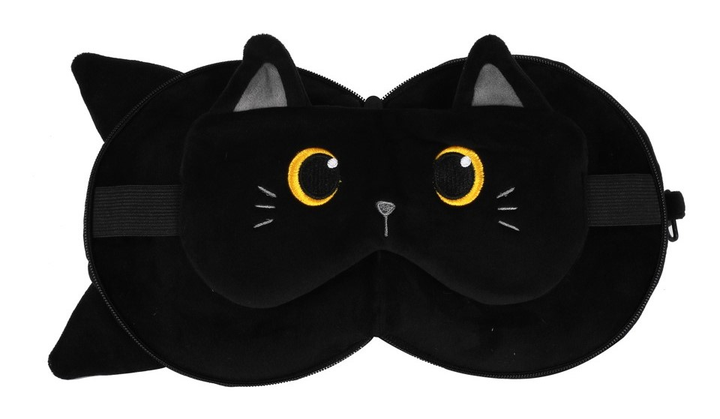 ΜΑΞΙΛΑΡΙ i-TOTAL XL2527 BLACK CAT+SLEEP MASK 19x18cm