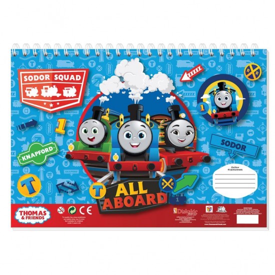 ΜΠΛΟΚ ΖΩΓΡΑΦΙΚΗΣ THOMAS THE TRAIN 23X33 40ΦΥΛ ΜΕ ΑΥΤΟΚΟΛΛΗΤΑ ΚΑΙ ΣΤΕΝΣΙΛ ΚΑΙ 2 ΣΕΛΙΔΕΣ ΧΡΩΜΑΤΙΣΜΟΥ (2 ΣΧΕΔΙΑ) ΜΠΛΟΚ ΖΩΓΡΑΦΙΚΗΣ THOMAS THE TRAIN 23X33 40ΦΥΛ ΜΕ ΑΥΤΟΚΟΛΛΗΤΑ ΚΑΙ ΣΤΕΝΣΙΛ ΚΑΙ 2 ΣΕΛΙΔΕΣ ΧΡΩΜΑΤΙΣΜΟΥ (2 ΣΧΕΔΙΑ)