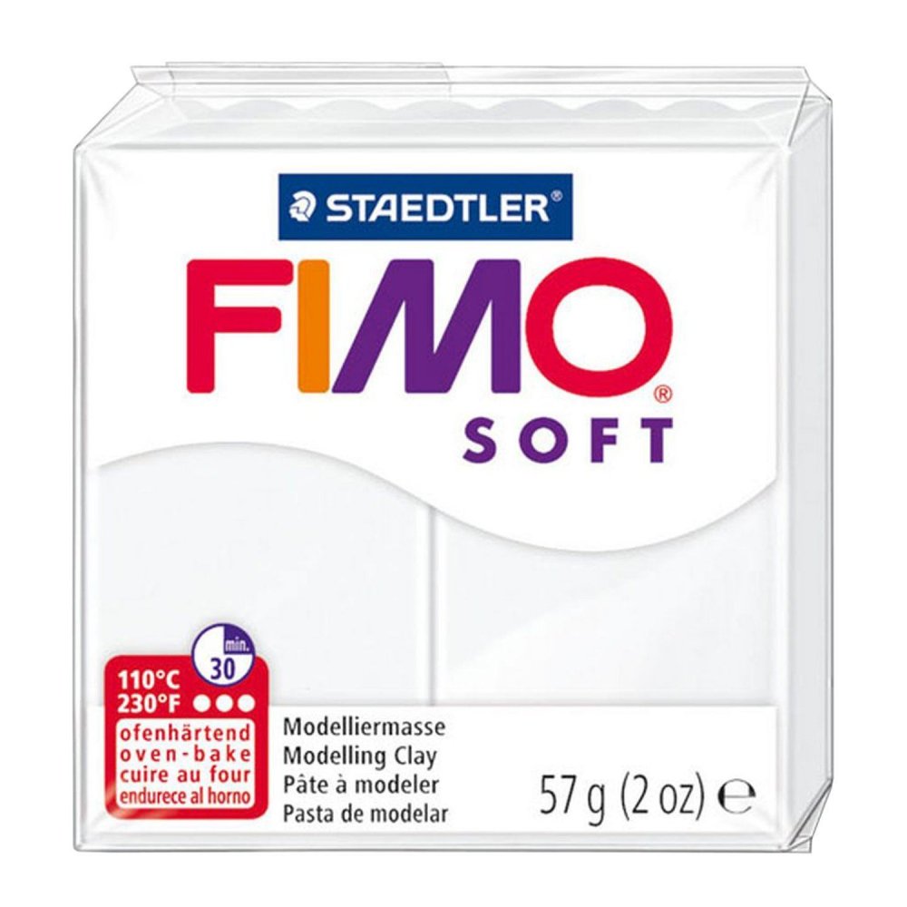 STAEDTLER ΠΗΛΟΣ 6x57gr FIMO  White