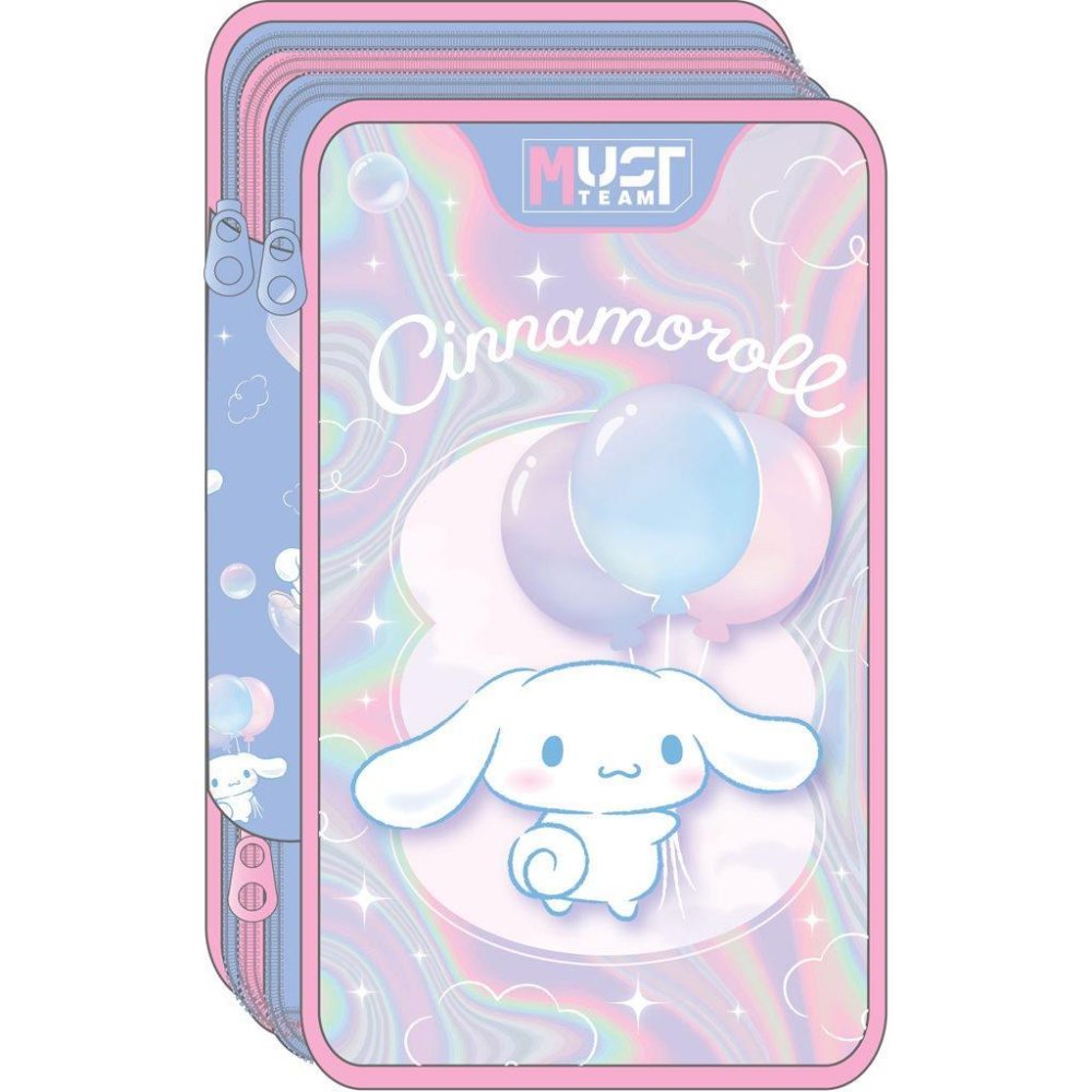 Cinnamoroll Κασετίνα Τριπλή Γεμάτη Balloons