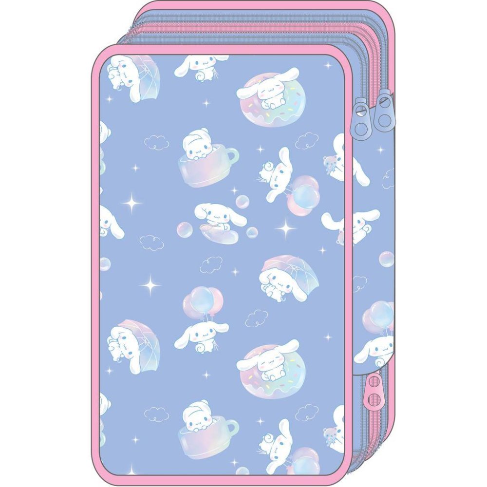 Cinnamoroll Κασετίνα Τριπλή Γεμάτη Balloons