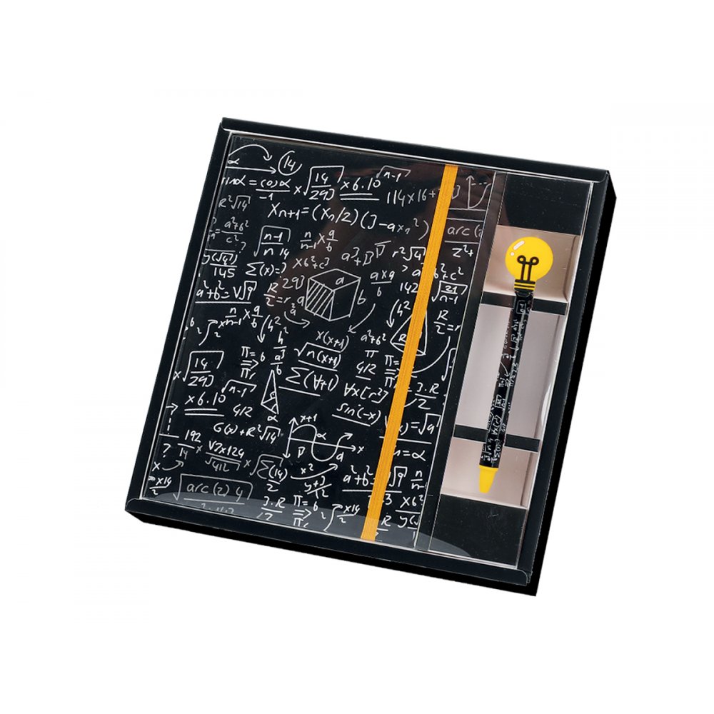 ΣΗΜΕΙΩΜΑΤΑΡΙΟ MATH ΜΕ ΛΑΣΤΙΧΟ ΚΑΙ ΣΤΥΛΟ XL1874