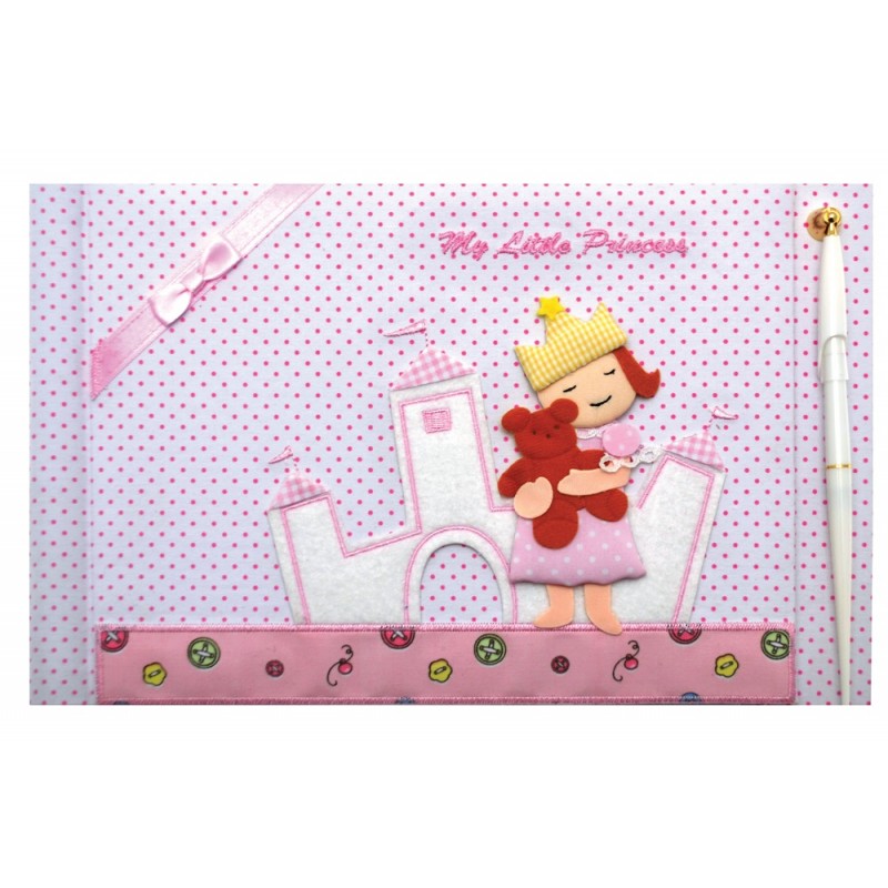 ΒΙΒΛΙΟ ΕΥΧΩΝ ΒΑΠΤΙΣΗΣ ΜΕ ΣΤΥΛΟ ΠΡΙΓΚΙΠΙΣΣΑ ΠΟΥΑ" 19Χ25 20Φ