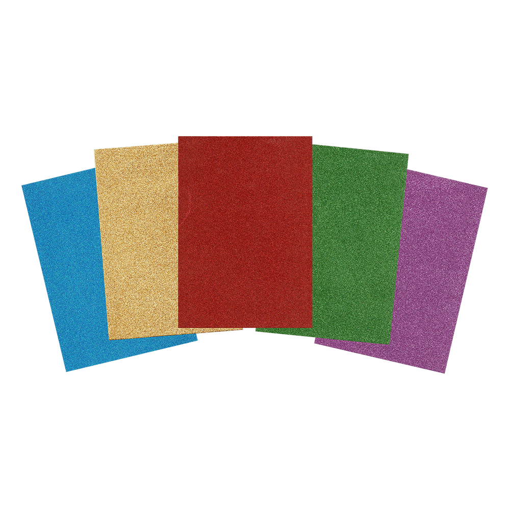 ΧΑΡΤΟΝΙ ΑΦΡΩΔΕΣ Α4 GLITTER ΑΣΣΟΡΤΙ 5 ΤΕΜΑΧΙΑ