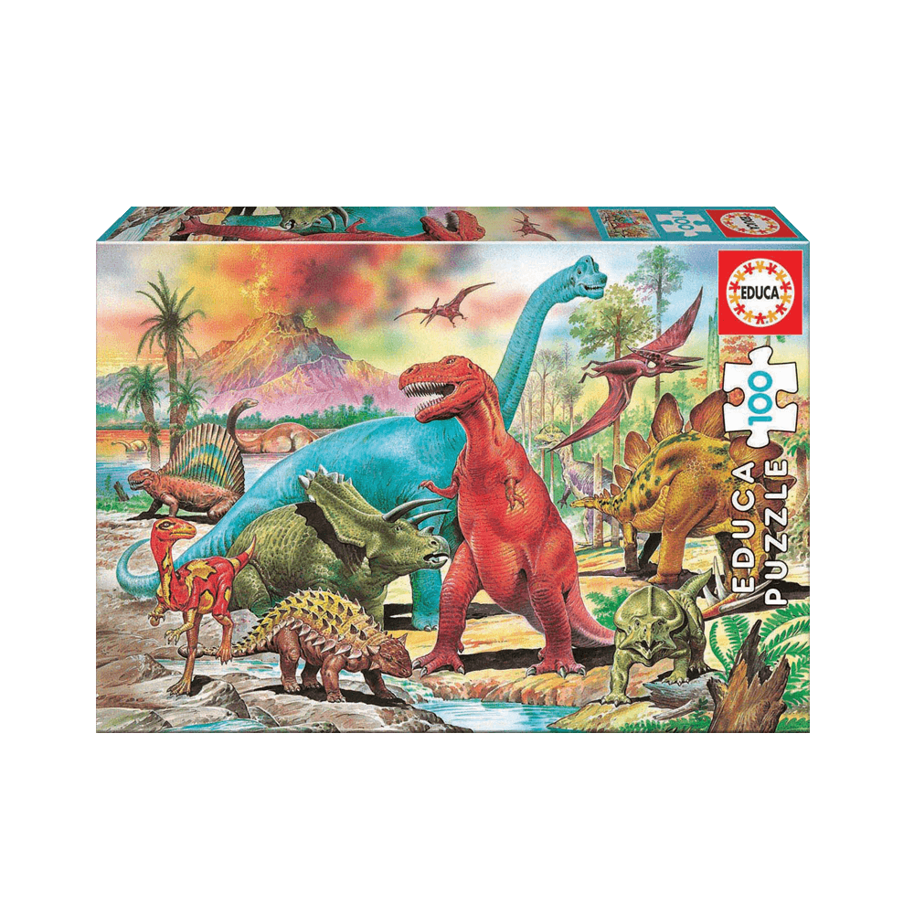 EDUCA ΠΑΖΛ 100 ΚΟΜΜΑΤΙΑ DINOSAURS EDUCA ΠΑΖΛ 100 ΚΟΜΜΑΤΙΑ DINOSAURS
