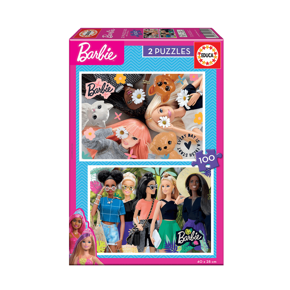 EDUCA ΠΑΖΛ 2x100 ΚΟΜΜΑΤΙΑ BARBIE EDUCA ΠΑΖΛ 2x100 ΚΟΜΜΑΤΙΑ BARBIE