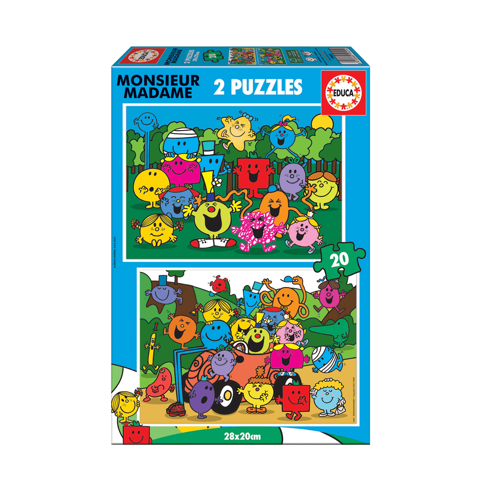 EDUCA ΠΑΖΛ 2x20 ΚΟΜΜΑΤΙΑ MONSIEUR MADAME