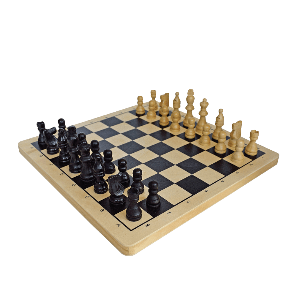 ΠΑΙΧΝΙΔΙ ΣΚΑΚΙ ΜΕ ΠΙΟΝΙΑ ΞΥΛΙΝΟ 29.5x29.5x4.5cm