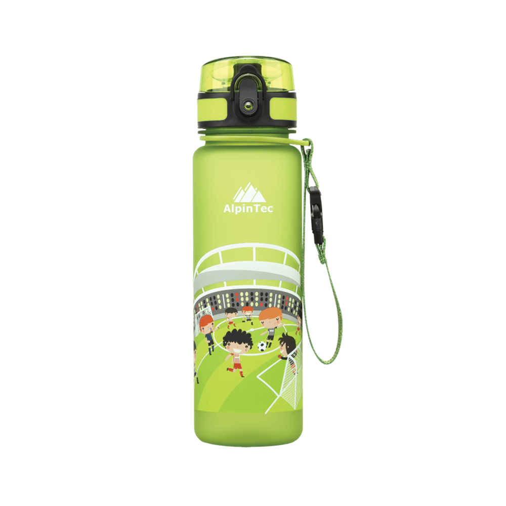 ALPINTEC ΠΑΓΟΥΡΙ ΠΑΙΔΙΚΟ ΠΛΑΣΤΙΚΟ BPA-FREE 500ml FOOTBALL ΠΡΑΣΙΝΟ
