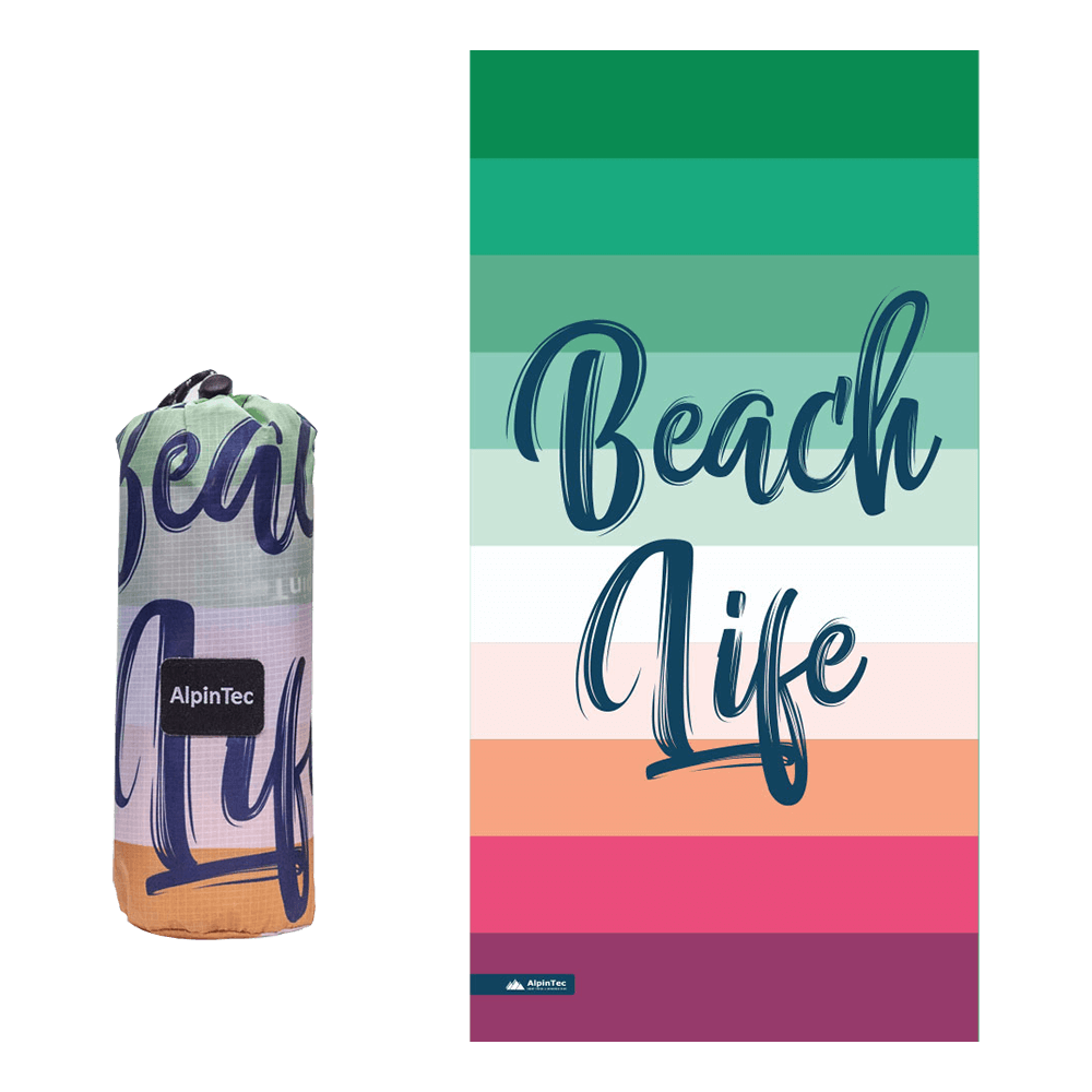ALPINTEC ΠΕΤΣΕΤΑ MICROFIBER 80x160cm BEACH LIFE