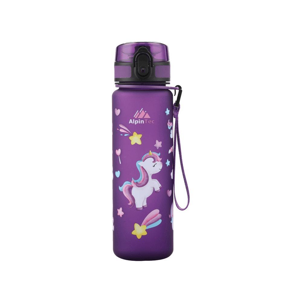 ALPINTEC ΠΑΓΟΥΡΙ ΠΑΙΔΙΚΟ ΠΛΑΣΤΙΚΟ BPA-FREE 500ml UNICORN ΜΩΒ