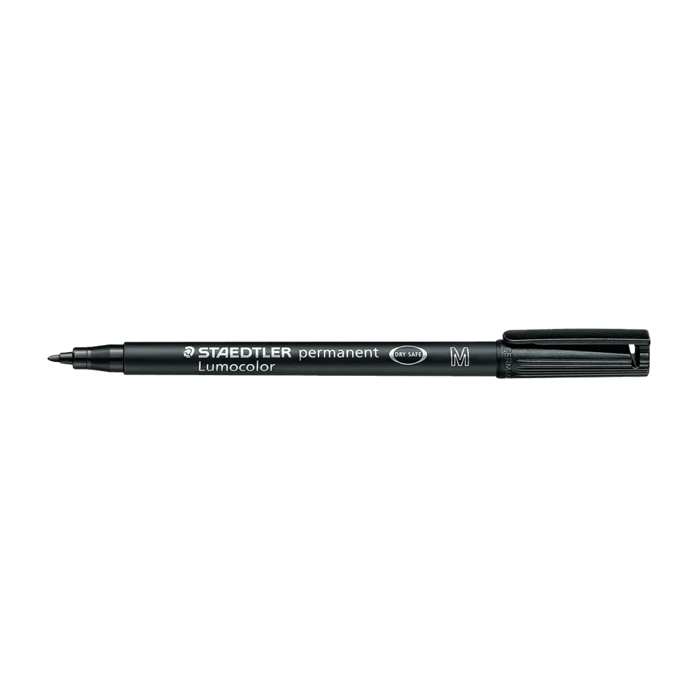 STAEDTLER ΜΑΡΚΑΔΟΡΟΣ ΑΝΕΞΙΤΗΛΟΣ LUMOCOLOR MEDIUM ΜΑΥΡΟ 10 ΤΕΜΑΧΙΑ (Το προιόν πωλείται σε μεμονωμένα τεμάχια του ενός)