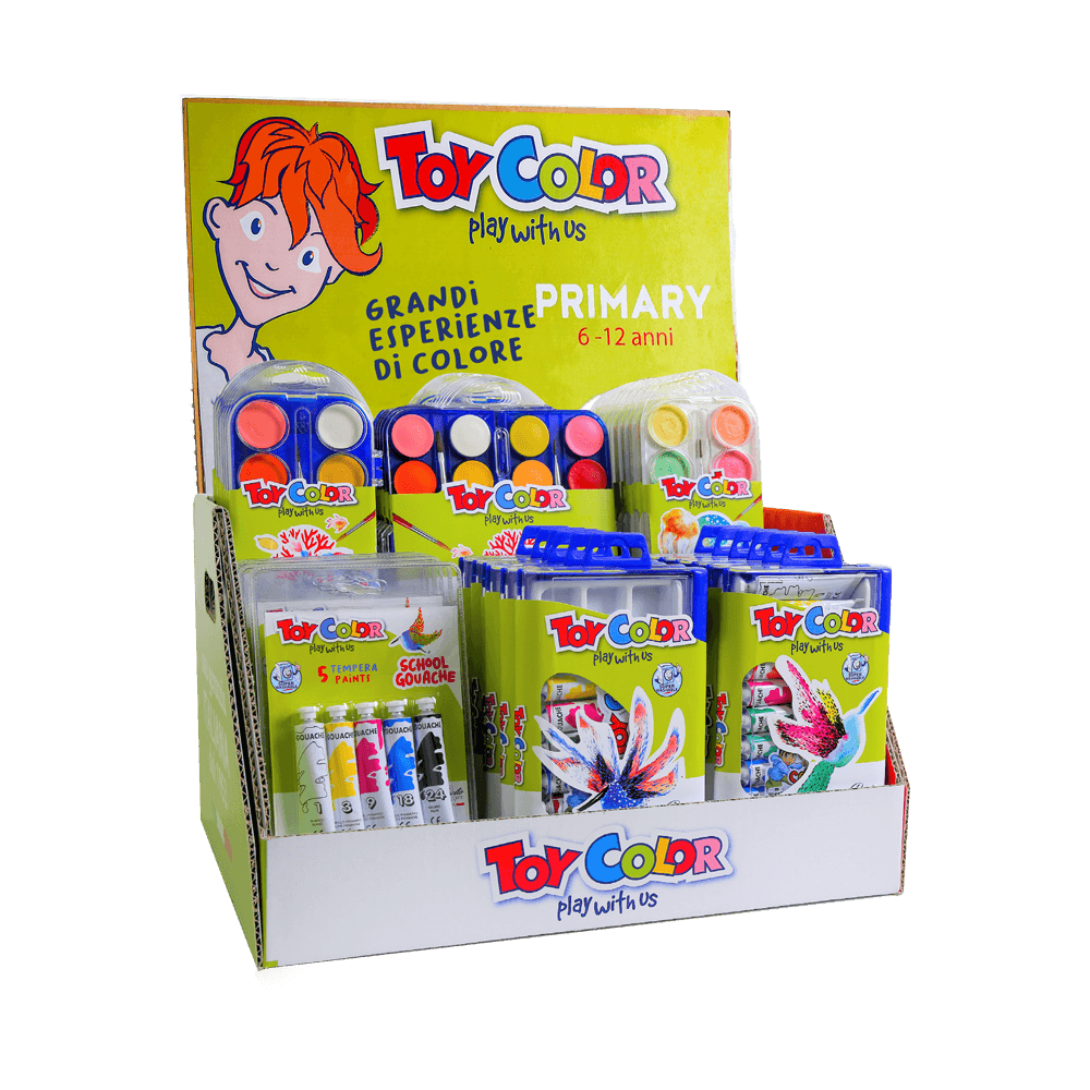 TOY COLOR ΒΙΤΡΙΝΑ ΓΕΜΑΤΗ ΝΕΡΟΧΡΩΜΑ/ΤΕΜΠΕΡΑ 6-12 42x27x44cm PRIMARY ΑΣΣΟΡΤΙ 48 TEMAXI (Το προιόν πωλείται σε μεμονωμένα τεμάχια τ TOY COLOR ΒΙΤΡΙΝΑ ΓΕΜΑΤΗ ΝΕΡΟΧΡΩΜΑ/ΤΕΜΠΕΡΑ 6-12 42x27x44cm PRIMARY ΑΣΣΟΡΤΙ 48 TEMAXI (Το προιόν πωλείται σε μεμονωμένα τεμάχια τ