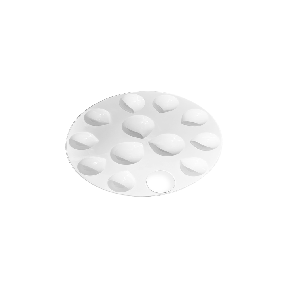 TOY COLOR ΠΑΛΕΤΑ ΖΩΓΡΑΦΙΚΗΣ ΠΛΑΣΤΙΚΗ 12 ΘΕΣΕΙΣ Φ55mm