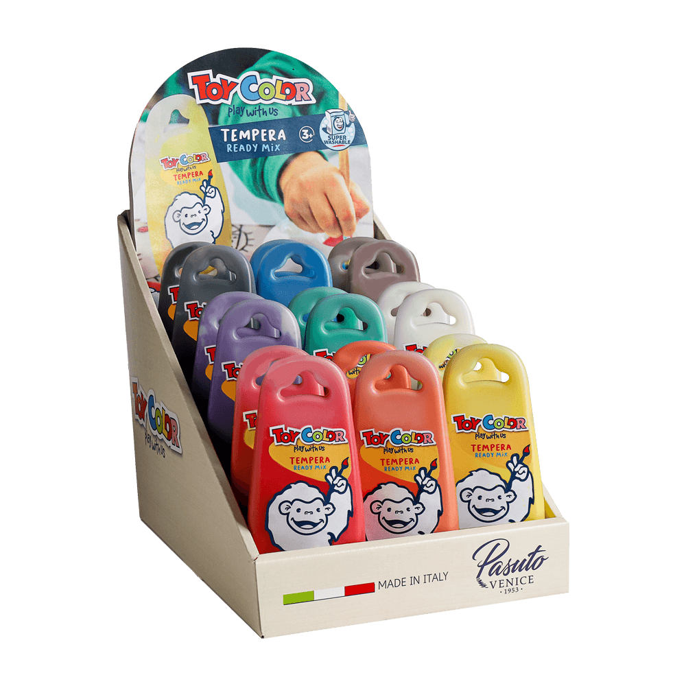 TOY COLOR ΒΙΤΡΙΝΑ ΓΕΜΑΤΗ ΤΕΜΠΕΡΑ SUPERWASH 170ml KIDS 18 ΤΕΜΑΧΙΑ (Το προιόν πωλείται σε μεμονωμένα τεμάχια του ενός)